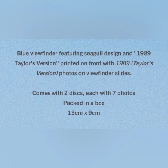 Taylor Swift 1989 Taylor's Version Viewfinder - Picture 3 of 3